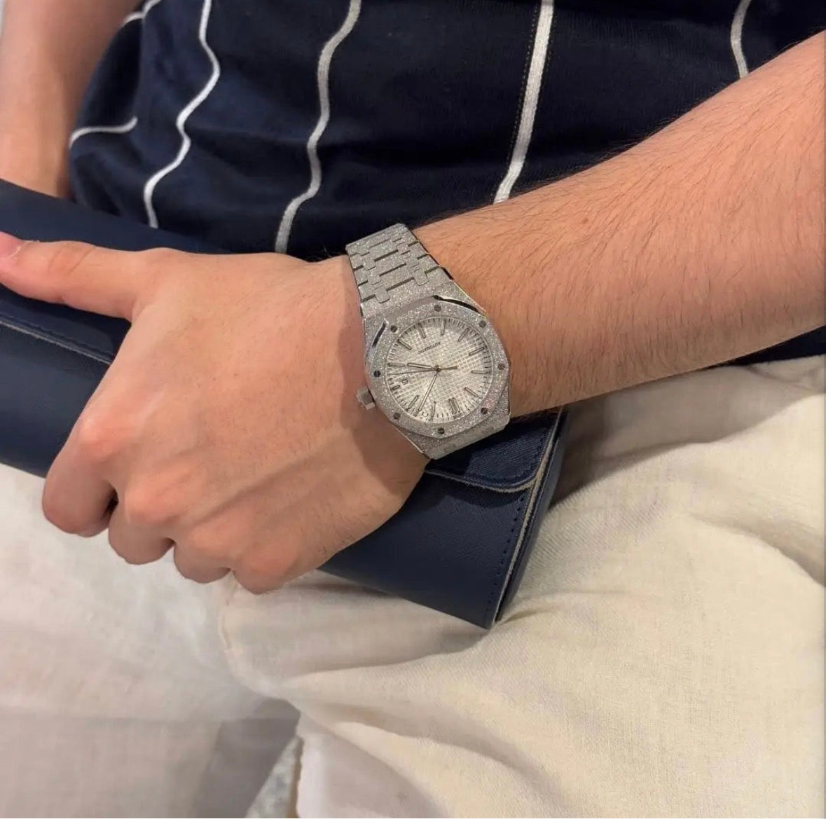 Royal Seikoak | White Iced Out