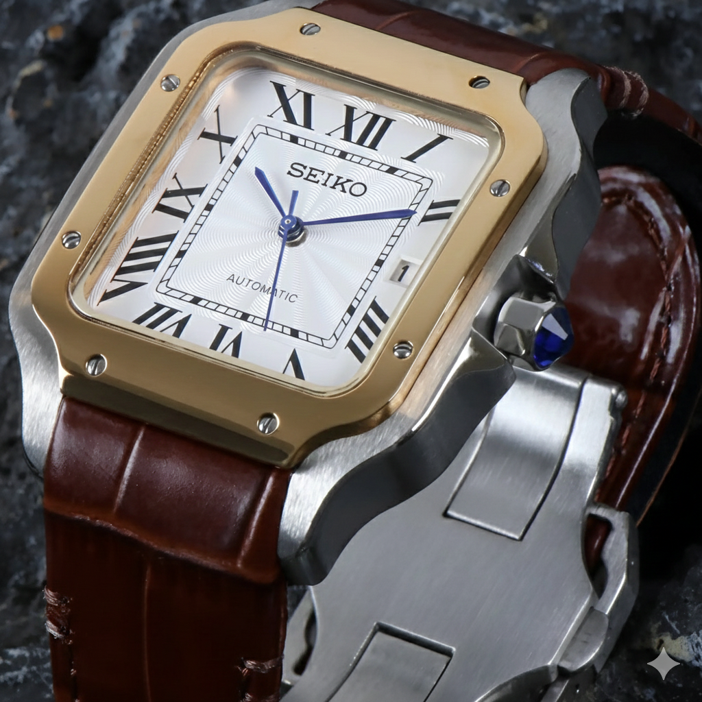 Santeiko | White Brown Leather