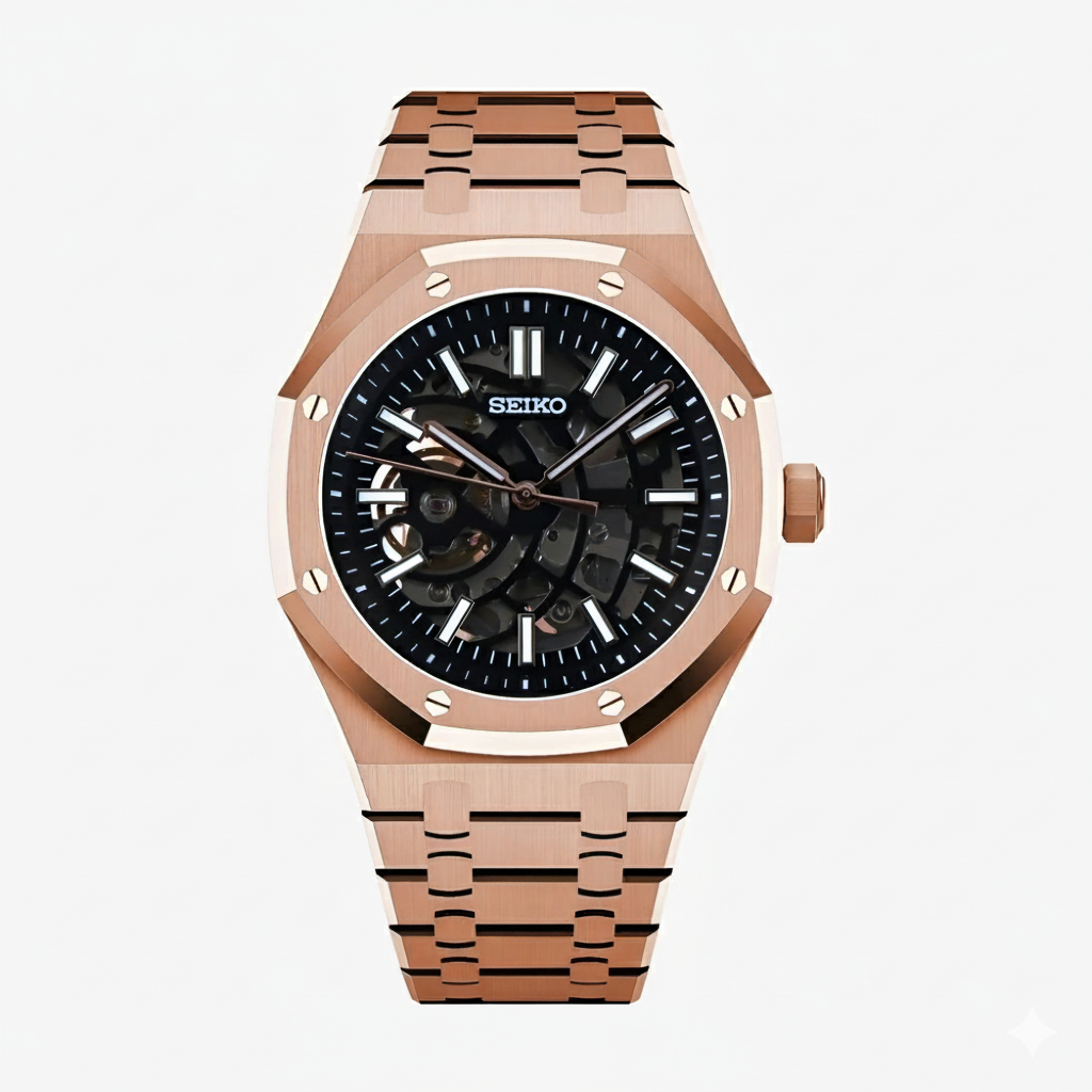 Royal Seikoak | Rose Gold Skeleton