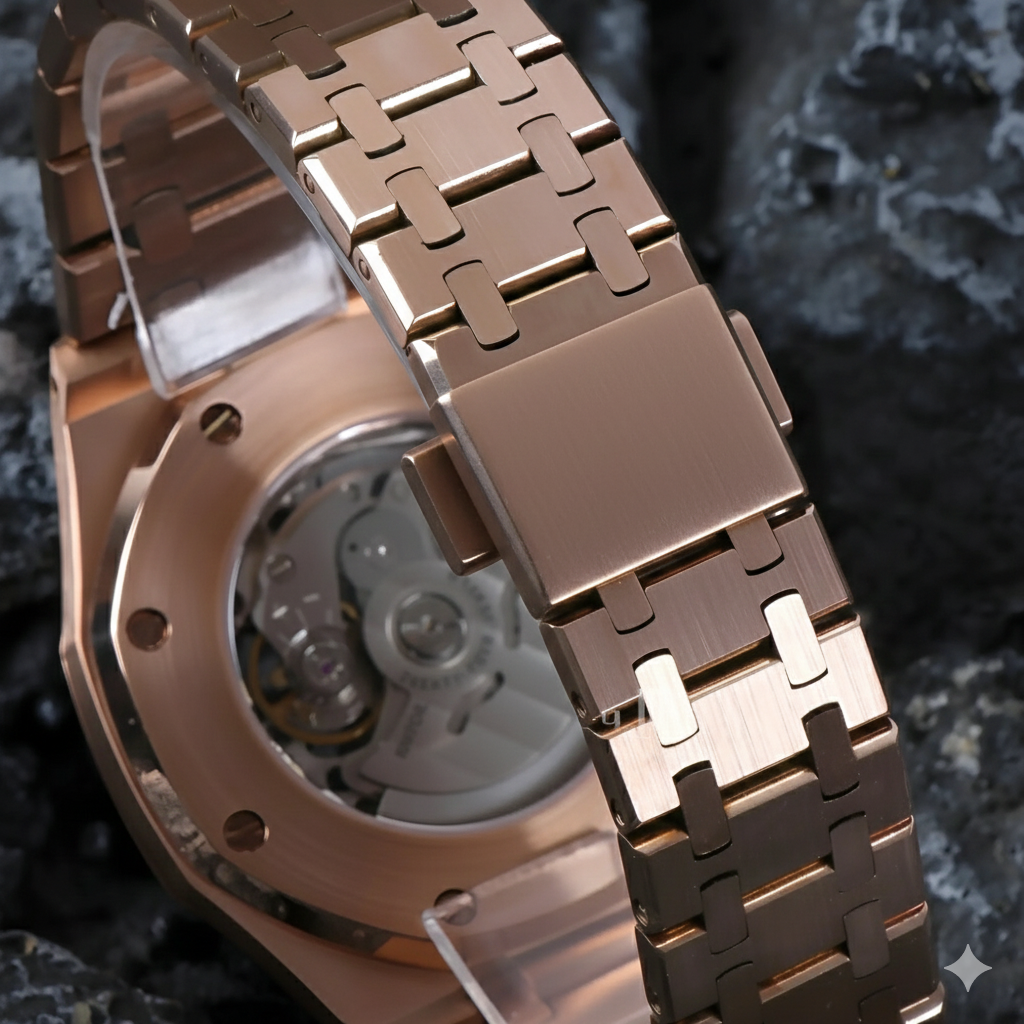 Royal Seikoak | Rose Gold Skeleton