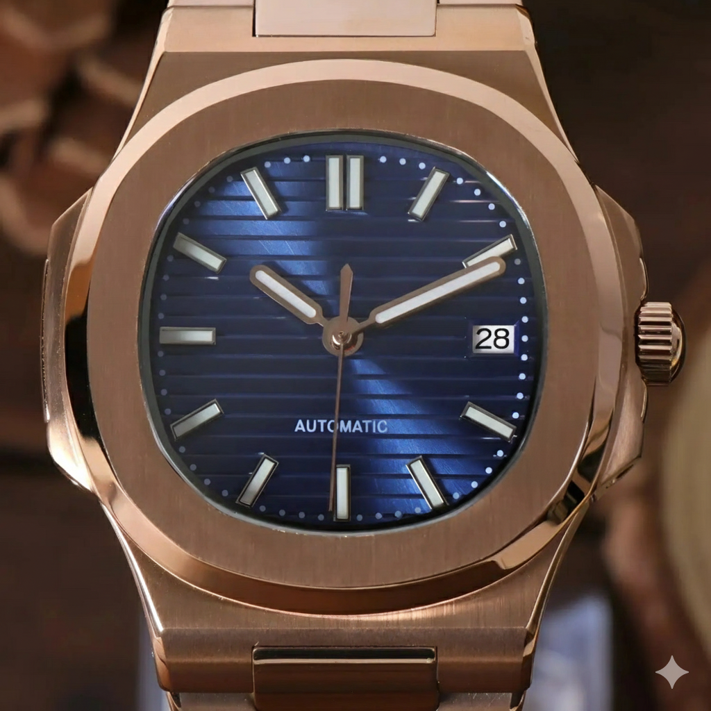 Nautiko | Rose Gold Royal Blue