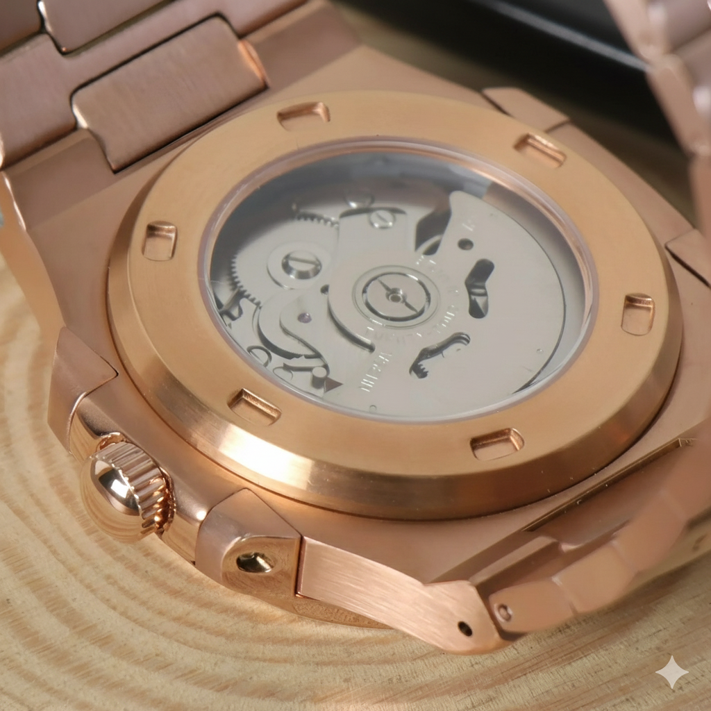 Nautiko | Rose Gold Royal Blue