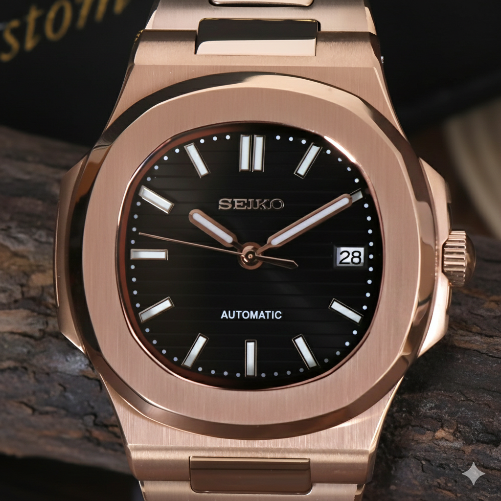 Nautiko | Rose Gold Black