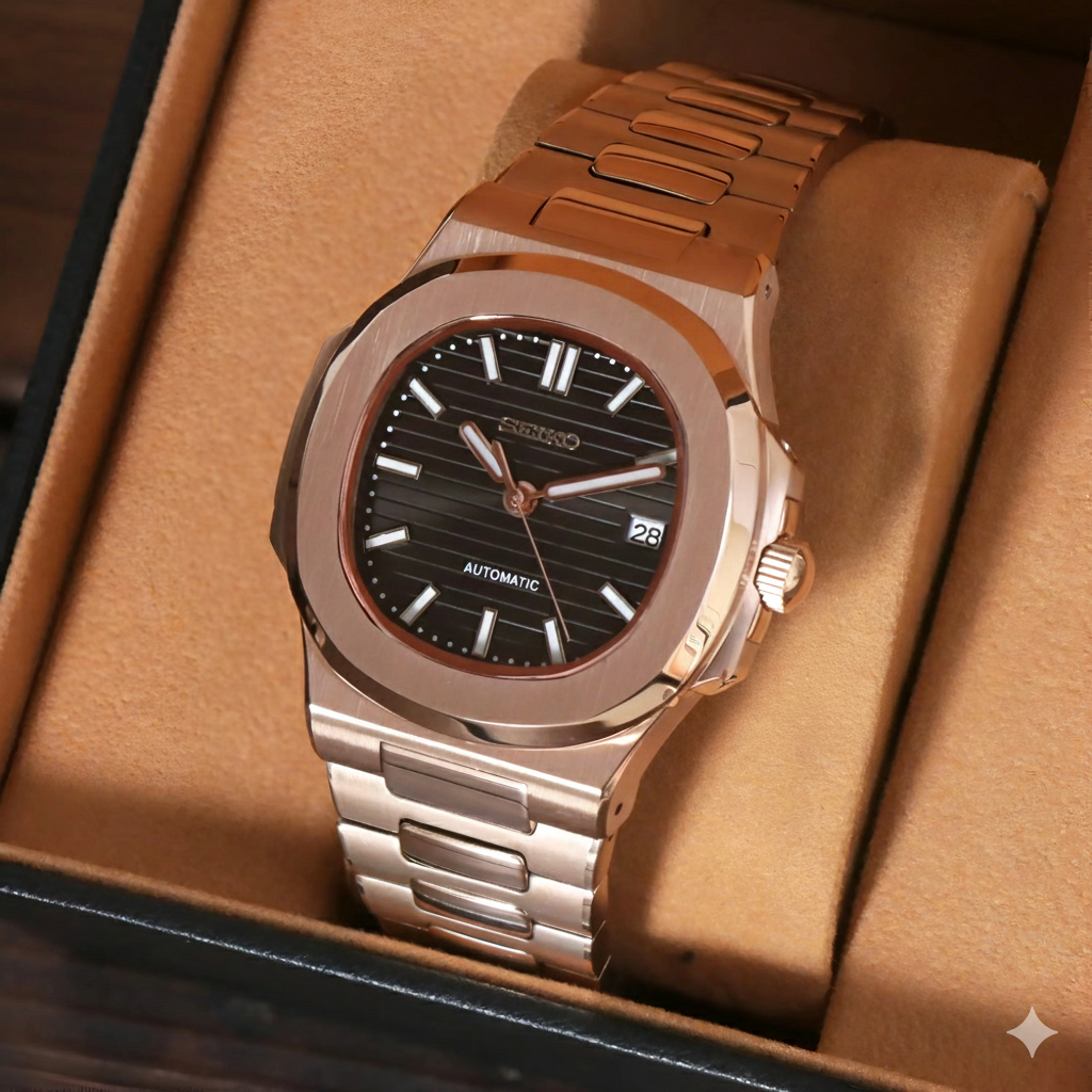 Nautiko | Rose Gold Black