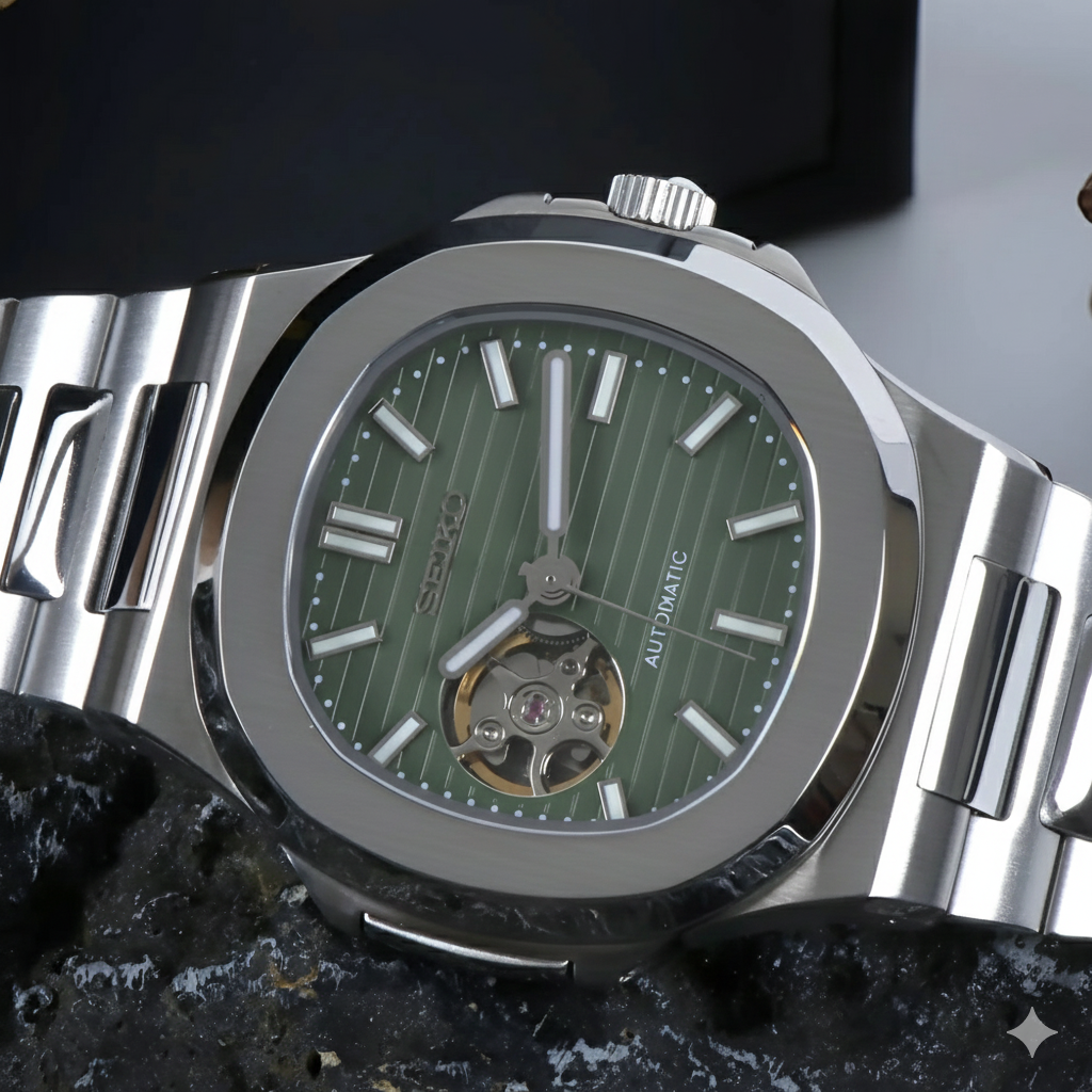 Nautiko |  Olive Green Open Movement