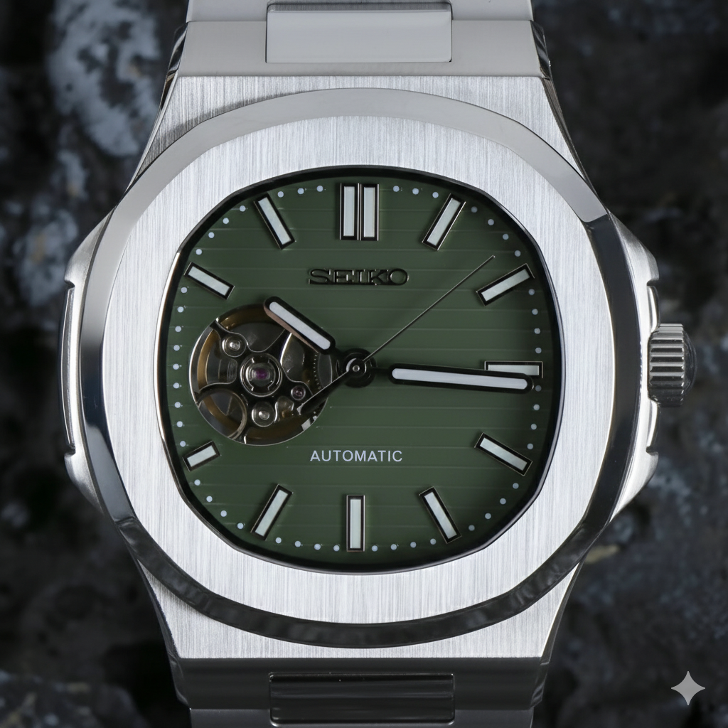 Nautiko |  Olive Green Open Movement