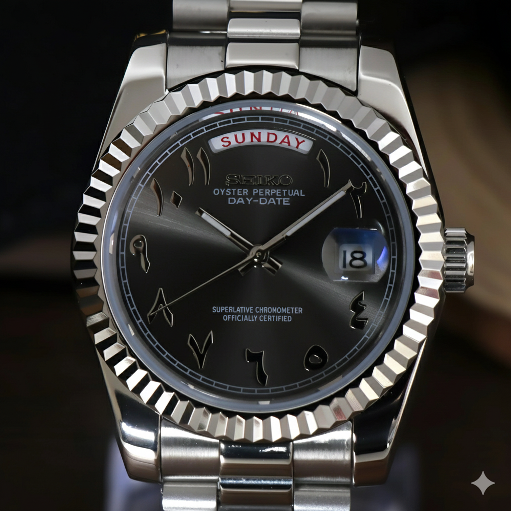 Seikojust | Daydate Arabic Deep Grey