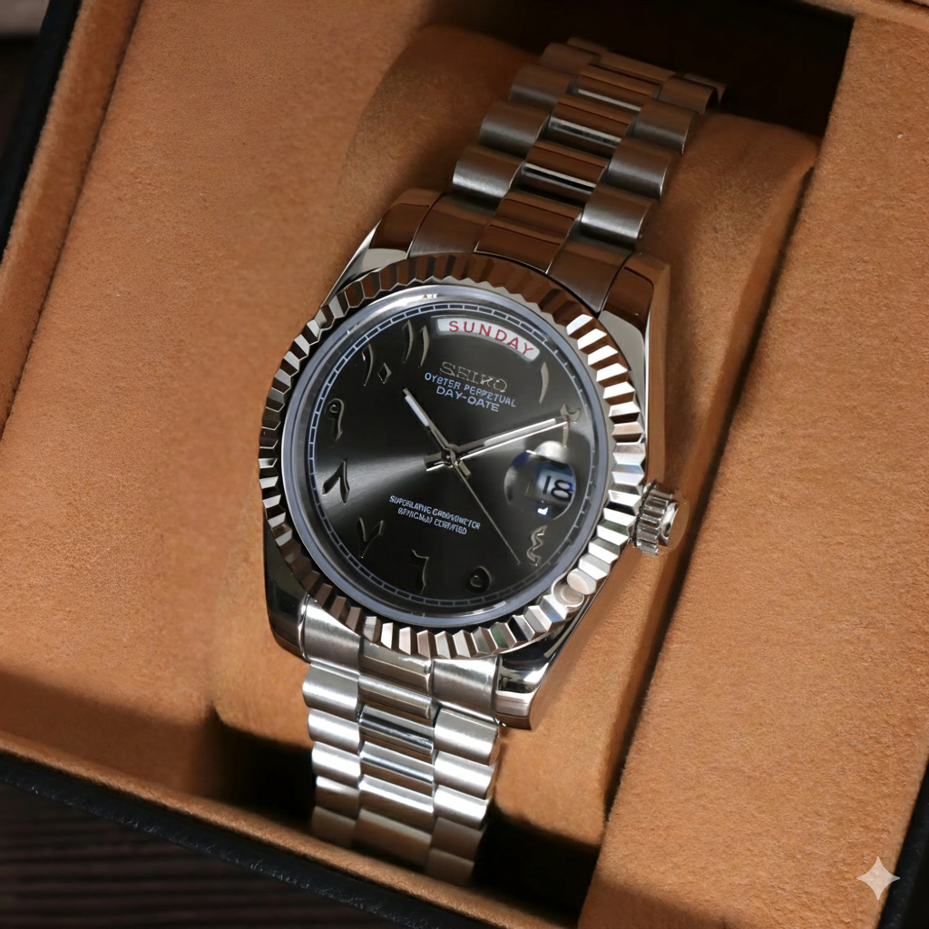 Seikojust | Daydate Arabic Deep Grey