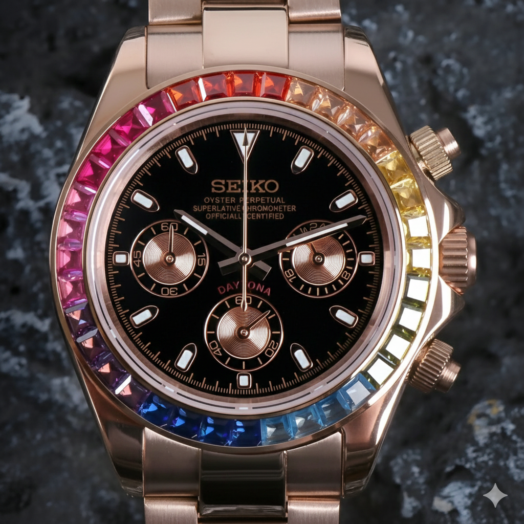 Seitona | Rose Gold Rainbow