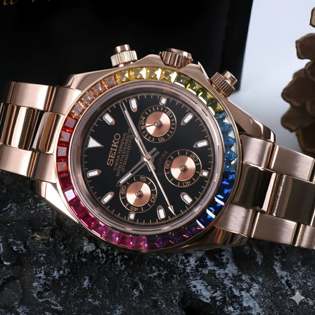 Seitona | Rose Gold Rainbow