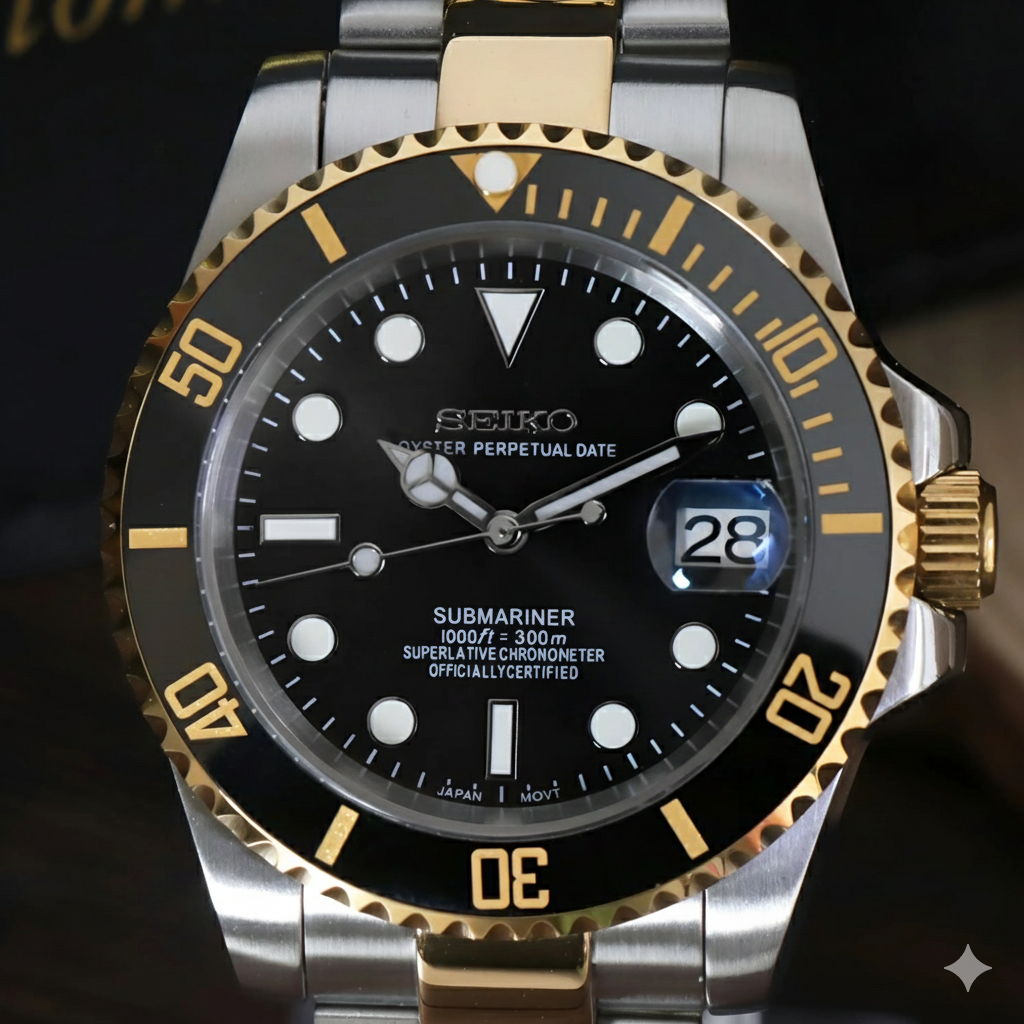 Seikomariner | Black (Two Tones)