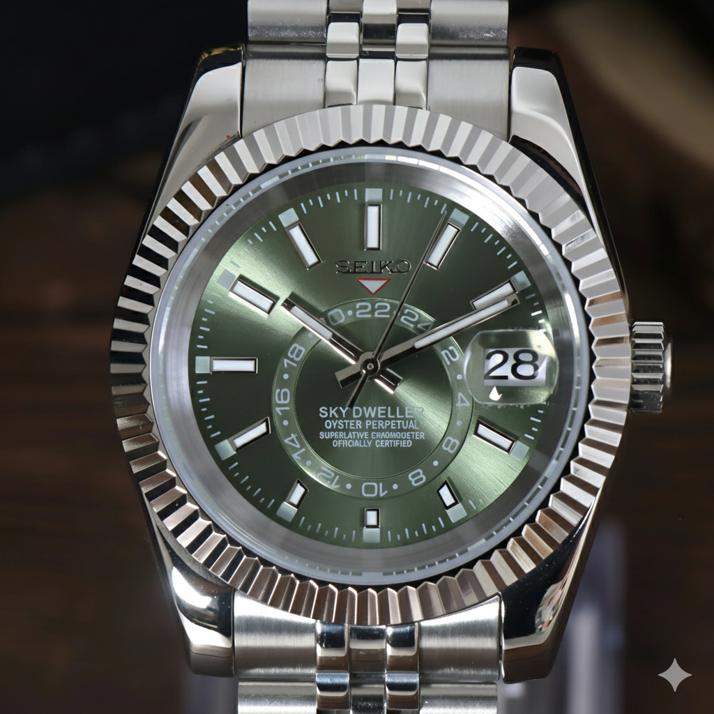 Seikojust | Sky Dweller Mint Green